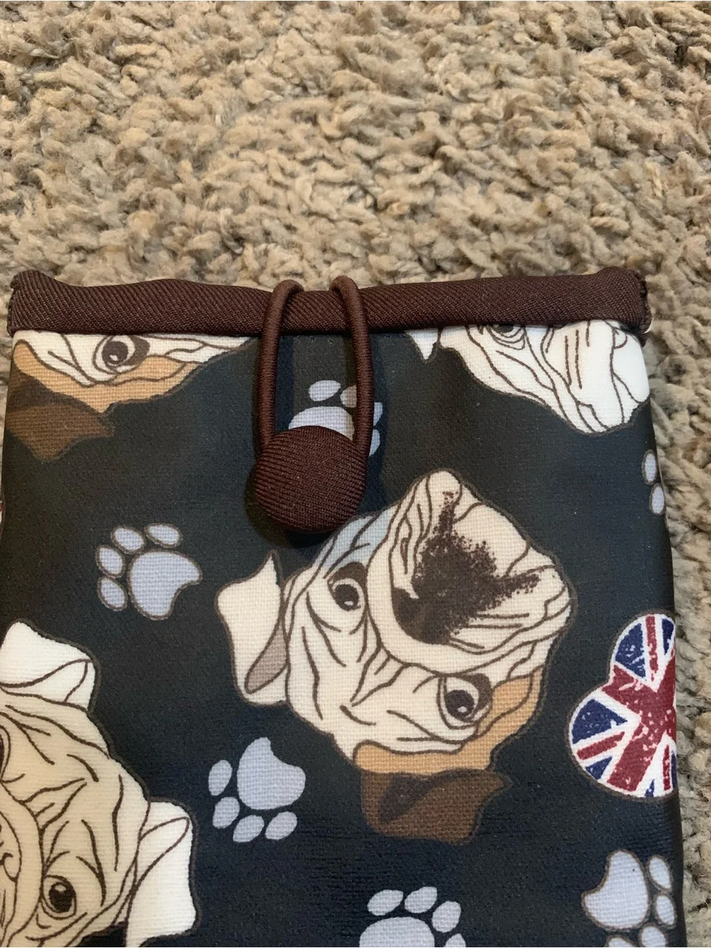 NEW Tainada English Bulldog Crossbody Phone Pouch Small Bag